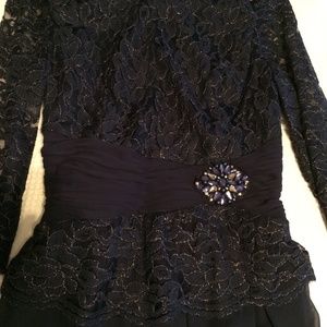 Formal navy dress